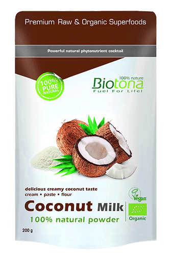 Biotona Coconut Milk Natural Powder - 200g - Abbildung vergrößern!